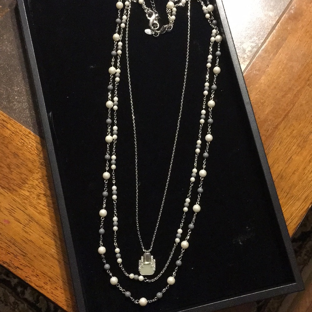 Lia Sophia Great Expectations set of 3 necklaces